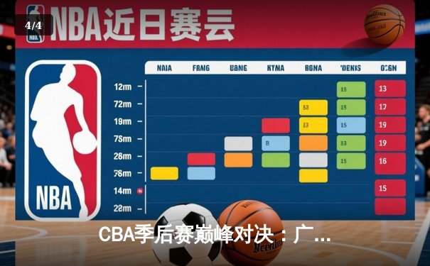 CBA季后赛巅峰对决：广东宏远力克辽宁本钢，总比分2-1领先 - 4